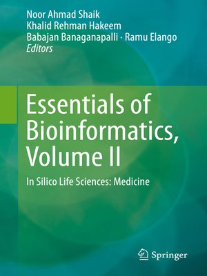 cover image of Essentials of Bioinformatics, Volume II